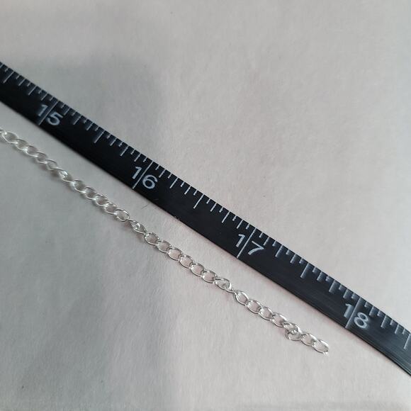 Disney Silver-Tone Clear Rhinestone Letter M Necklace Minnie Mouse Bow Pendent - Picture 13 of 15